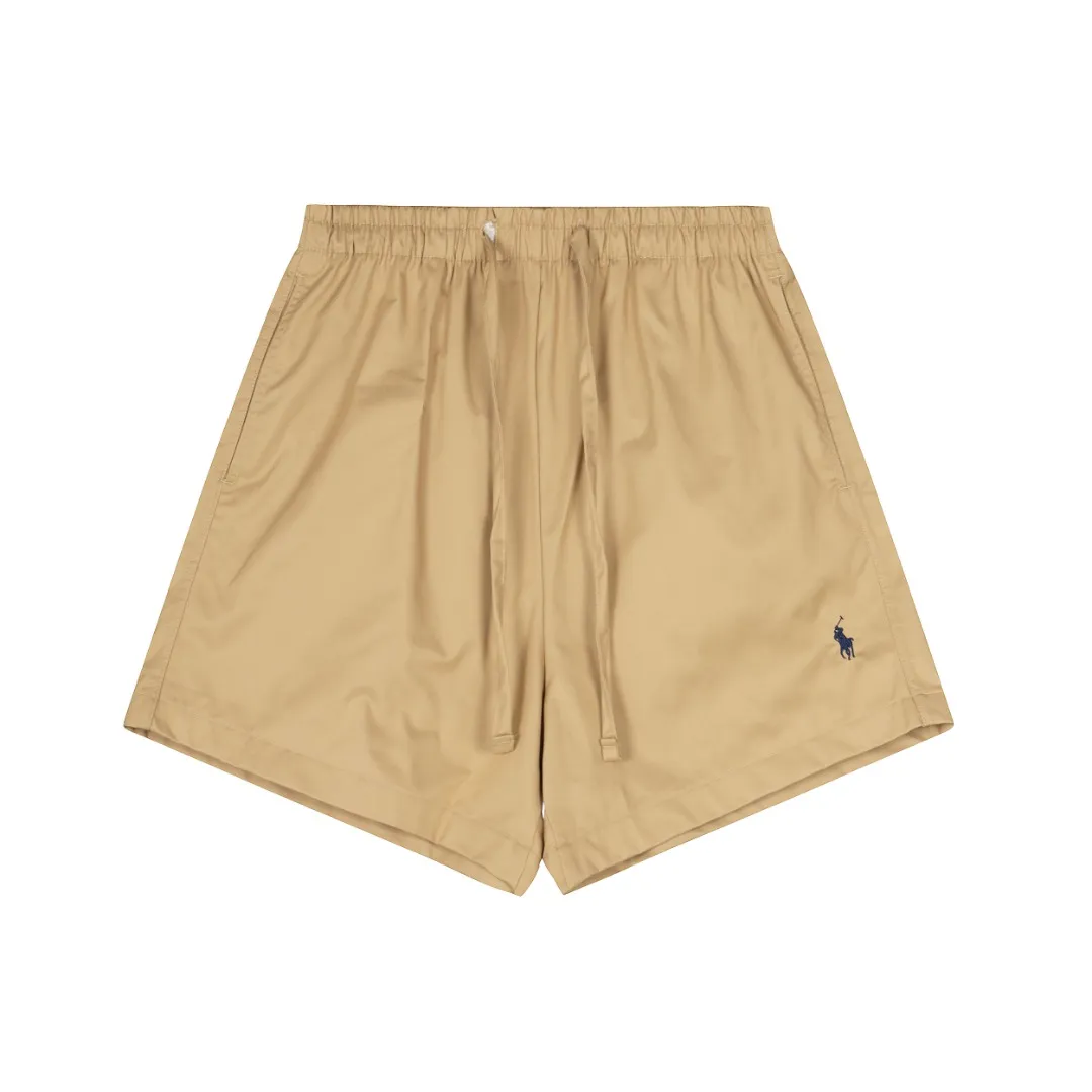 P166 💰 "Top quality" Style number: 1102# [Ralph Lauren Paul small label war horse basic classic shorts] ✅Ralph Lauren Ralph Lauren dopamine war horse small label outdoor shorts ✅Summer fresh, classic and versatile drawstring basic classic shorts ✅Lazy style must-have item The upper body has a fresh feeling ✅Nylon silk floss is smooth and soft, highly breathable and not stuffy ✅Specialized for platform live broadcast, wholesale entity, summer running volume ✅Simple and easy to match, light American style, super great ✅Standard for summer, small and sexy is YYDS, a must-have for petite girls. Size: S-L #Elastic waistline can be stretched. Color: Black, White, Light Blue, Off-white, Pink, Light Green, Khaki